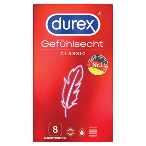 Durex Sensual Classic 8 Pezzi.