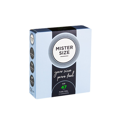 Preservativi Mister Misura 47 Mm (Set Di 3)