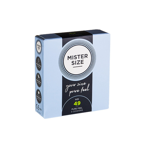 Preservativi Mister Misura 49 Mm (Set Di 3)