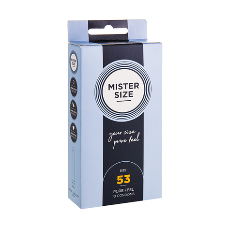 Preservativi Mister Misura 53 Mm (Set Di 10)