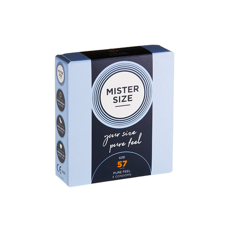 Preservativi Mister Misura 57 Mm (Set Di 3)