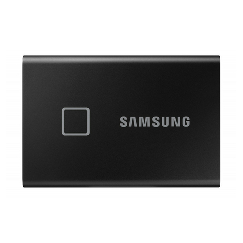 Samsung Ssd Portatile T7 Touch 1tb Nero Mu-Pc1t0k/Ww