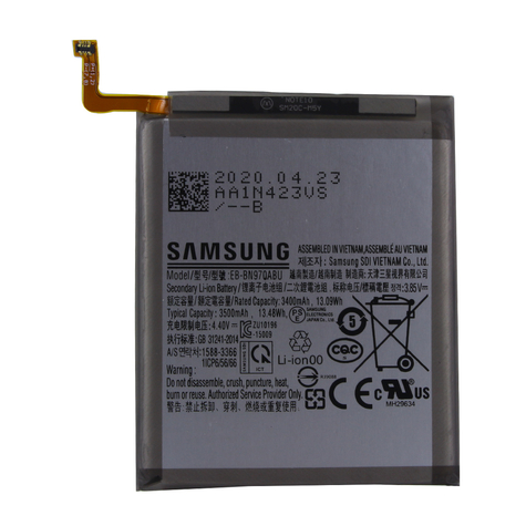 Samsung Ebbn970ab Samsung N970f Galaxy Note 10 Batteria Agli Ioni Di Litio 3500mah