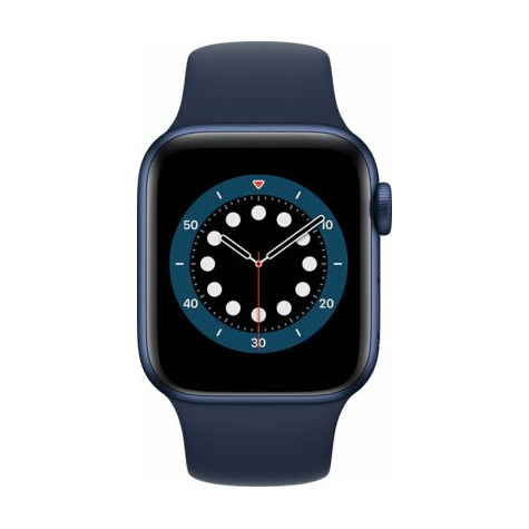 apple watch ser. 6 40 mm alluminio blu / loop blu scuro