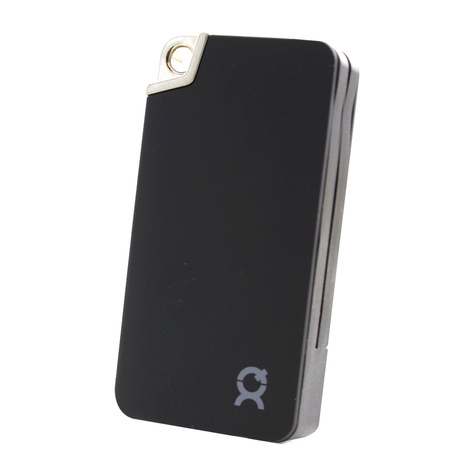 Xqisit Power Bank Lightning E Micro Usb 1500mah Nero Realizzato Per Iphone
