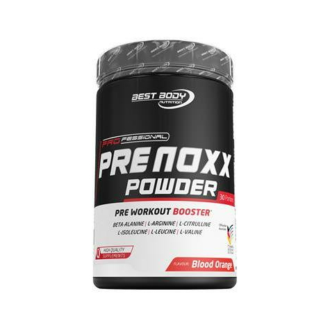 Best Body Nutrition Professional Pre Noxx Pre Workout Booster, 600 G Dose, Arancia Rossa