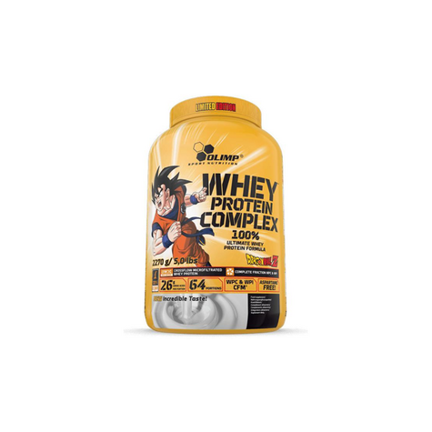 Olimp Whey Protein Complex 100 %, Edizione Limitata Dragon Ball Z, Lattina Da 2270 G, Cookies & Cream