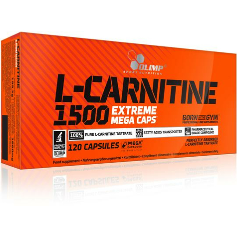 Olimp L-Carnitina 1500 Extreme Mega Caps, 120 Capsule