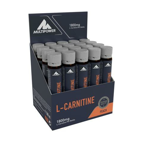 Multipower L-Carnitina Liquida, 20 Ampolle Da 25 Ml, Pesca