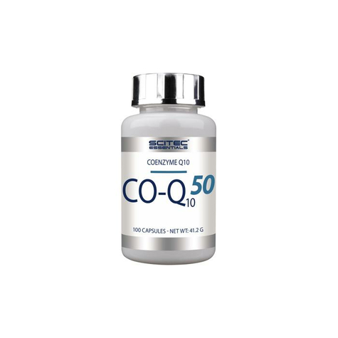Scitec Essentials Co-Q10, 50 Mg, 100 Capsule Dose