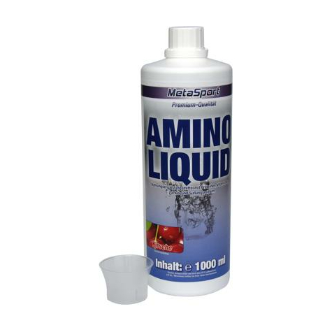 Metasport Amino Liquido Incl. Tazza Di Dosaggio, Bottiglia Da 1000 Ml