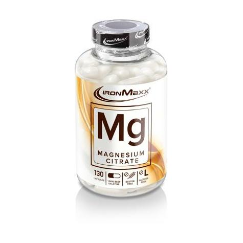 Ironmaxx Mg-Magnesio, 130 Capsule Può