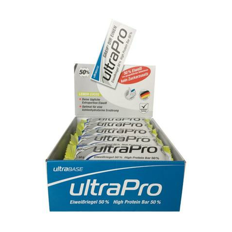 Ultra Sport Ultrapro Protein Bar, 20 X 50 G Bar, Lemon Cocos