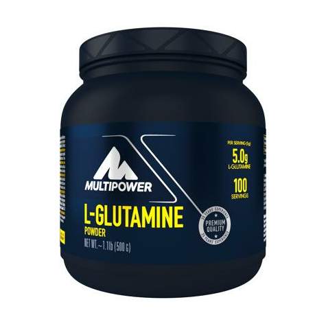 Multipower L-Glutammina In Polvere, Lattina Da 500 G