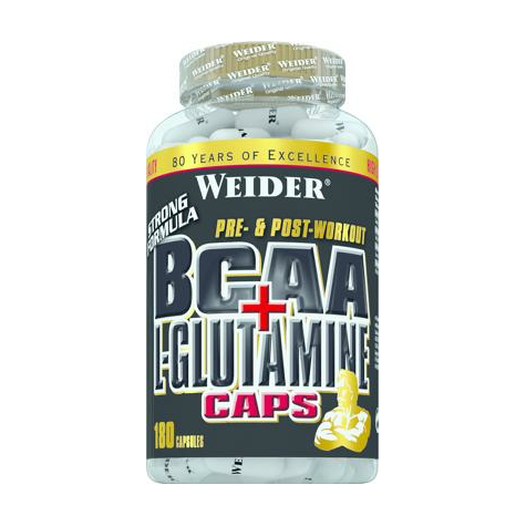 Joe Weider Bcaa + L-Glutammina Caps, 180 Capsule Può