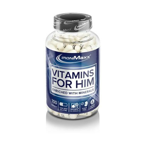 Vitamine Ironmaxx Per Lui, 100 Tricaps Dose