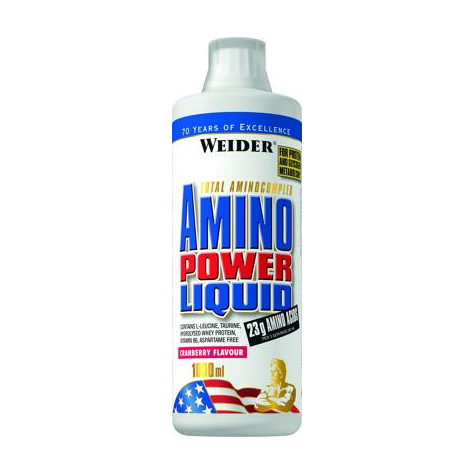 Joe Weider Amino Power Liquido, Bottiglia Da 1000 Ml