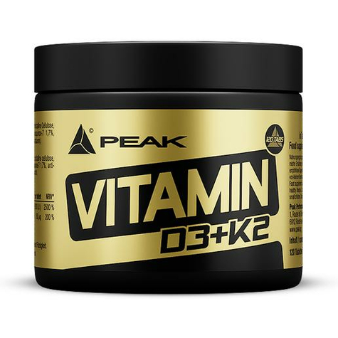 Peak Performance Vitamina D3 + K2, 120 Compresse
