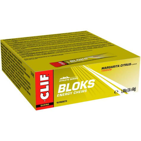 Clif Bloks Energy Chews Chewy Sweets, 18 X 60 G Bustina