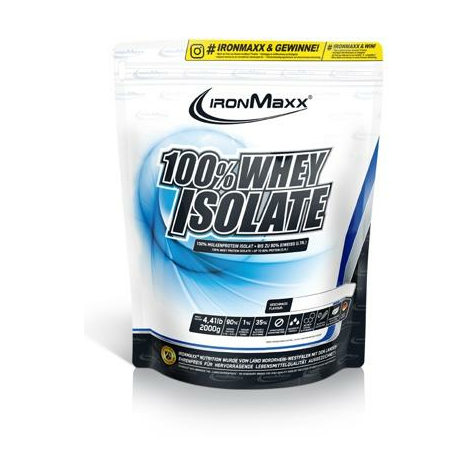 Ironmaxx 100% Siero Di Latte Isolato, Sacchetto Da 2000 G
