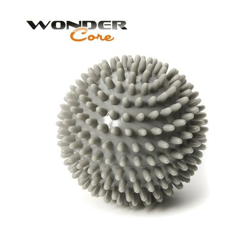 Palla Da Massaggio Wonder Core Spiky, Circonferenza 9 Cm (Colore: Grigio) (Woc033)