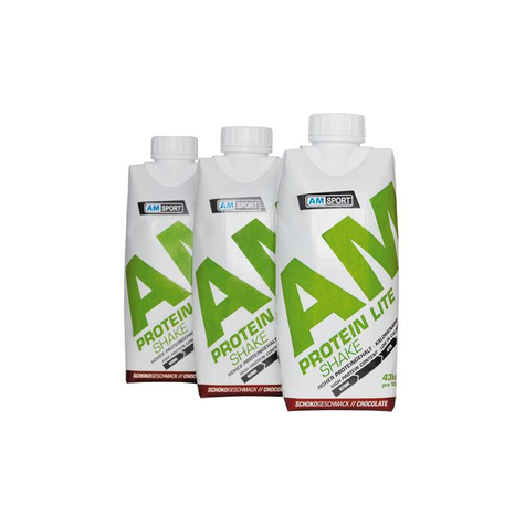 Amsport Protein Lite Shake, 12 X 330 Ml Drink Carton