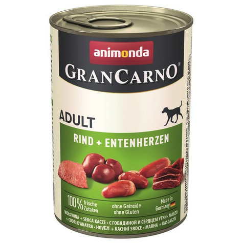 Animonda Cane Grancarno,Carno Adulto Ri Anatra Cuore 400gd