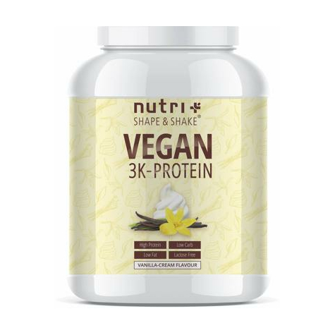 nutri+ vegan 3k proteine in polvere, 1000 g lattina