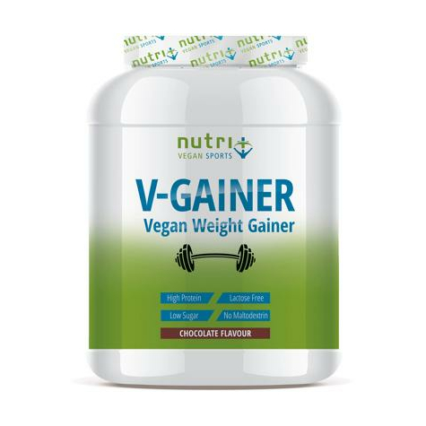 nutri+ vegan v-gainer polvere, lattina da 2000 g