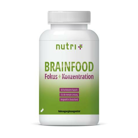 Nutri+ Orthomolecular Brainfood, 60 Capsule