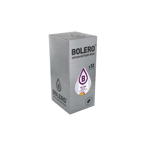 Bolero Drinks Ice Tea Drink Powder, 12 Bustine Da 8 G