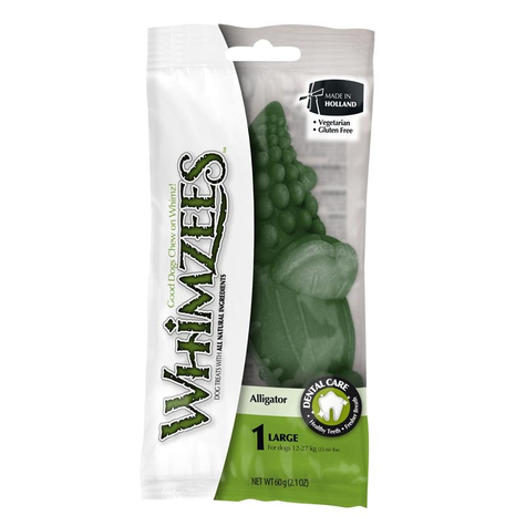 Whimzees, Whimzees Coccodrillo L 1°. 60g