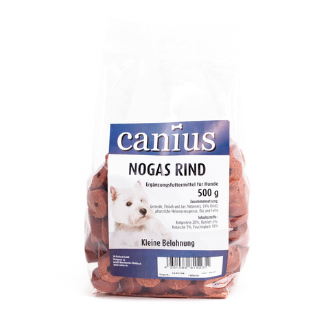 canius snacks,canius nogas beef 500 g