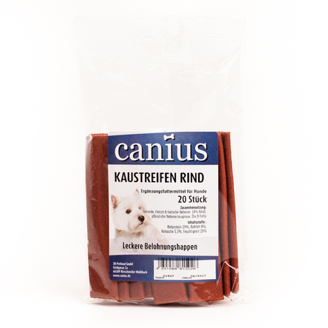 Canius Snacks, Canius Chewing Strips Beef 20 Pcs.