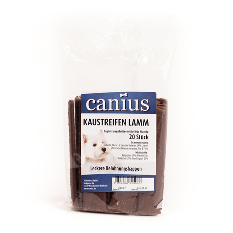 Canius Snacks, Canius Strisce Da Masticare Agnello 20 Pz