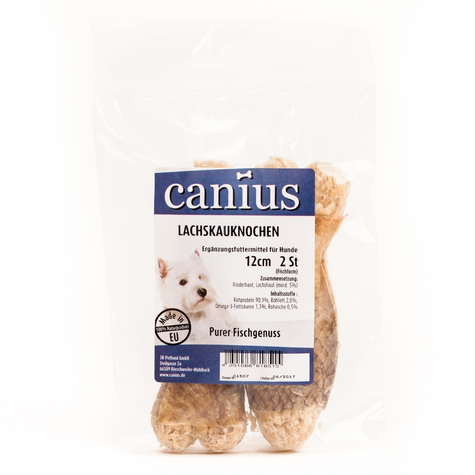 Canius Snacks, Can. Salmone Ch. 12cm Pesce 2s