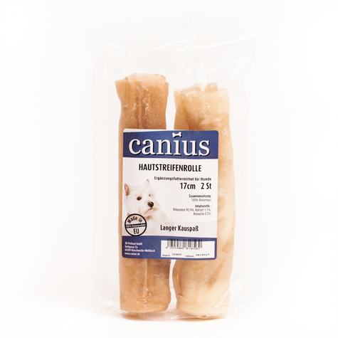 Canius Snacks, Can.Skin Strip Roll 17cm 2er