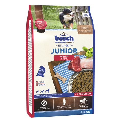 Bosch,Bosch Junior Lamb+Rice 3kg