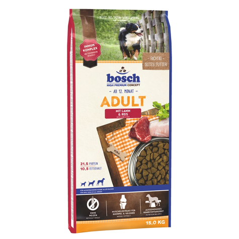 Bosch,Bosch Lamb+Rice 15kg