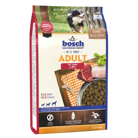 Bosch,Bosch Agnello+Riso 3kg