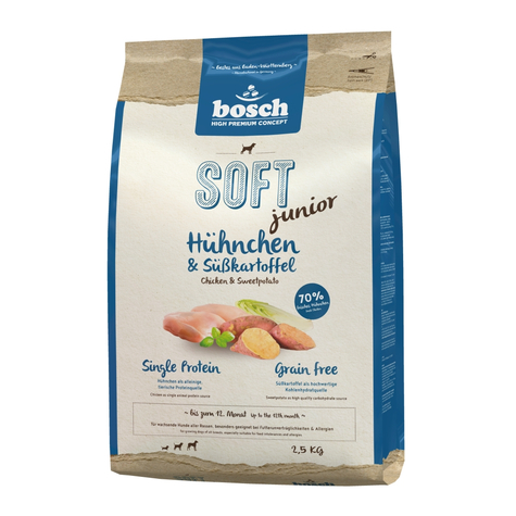 Bosch, Bos.Soft Jun Pollo+Dolce 2,5kg