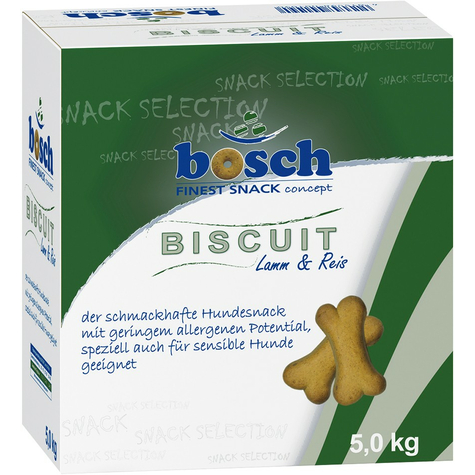 Bosch, Bosch Biscotto Agnello Riso 5 Kg