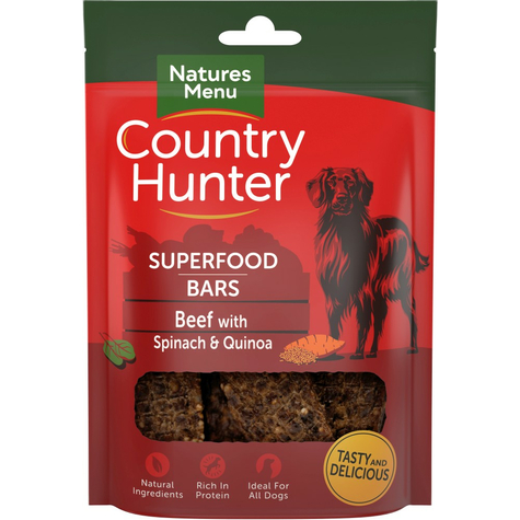 Natures Menu,Couhu Bars Beef+Spinach 100g