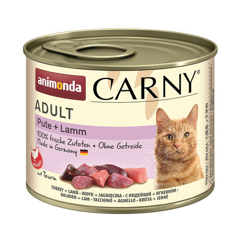 Animonda Cat Carny, Carny Tacchino Adulto + Agnello 200gd