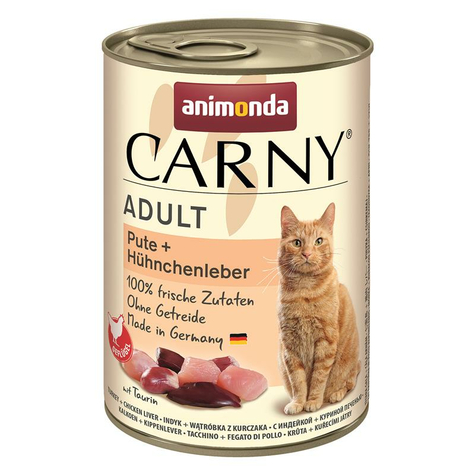 Animonda Cat Carny, Carny Adulto Tacchino+Pollo 400gd