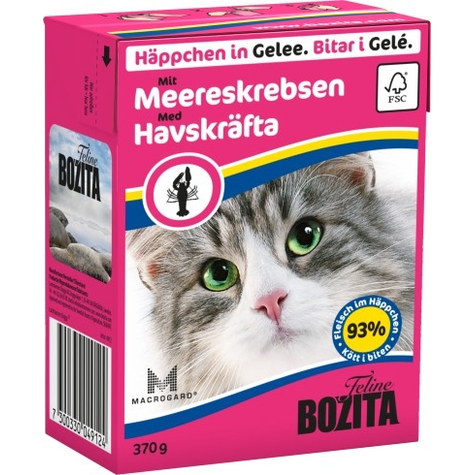 Bozita, Bz Cat Häpp.Gel.Meereskr.370gt