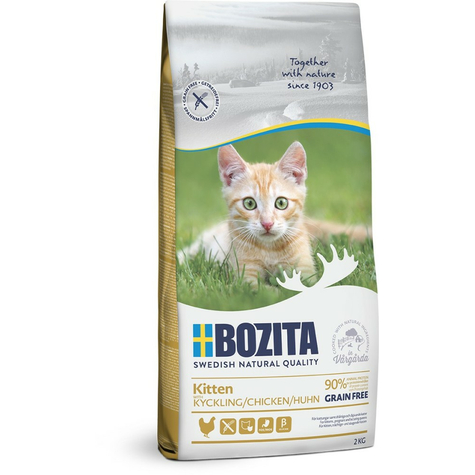 Bozita, Boz.Cat Kitten Grfr Chic 2kg
