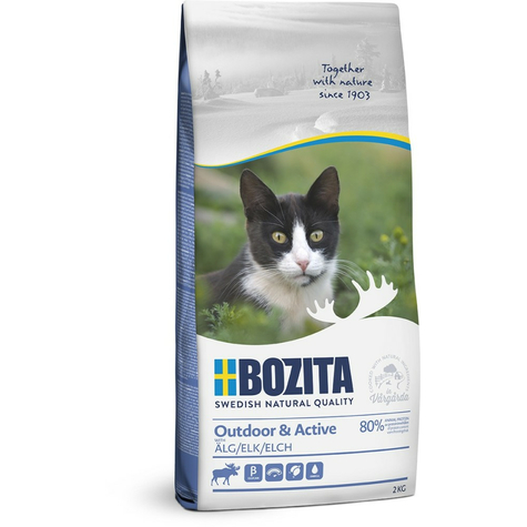 Bozita, Boz.Cat Outdoor+Activ Alce 2kg