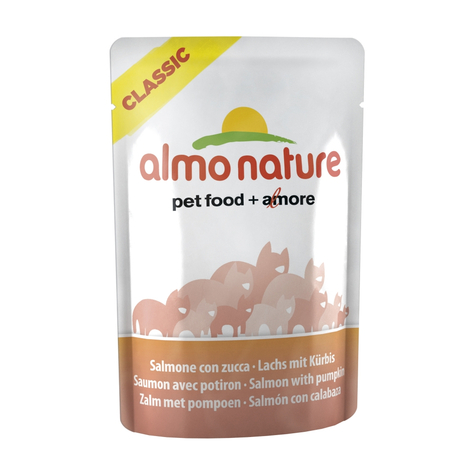 Almo Natura, Almonature Salmone-Zucca 55gp