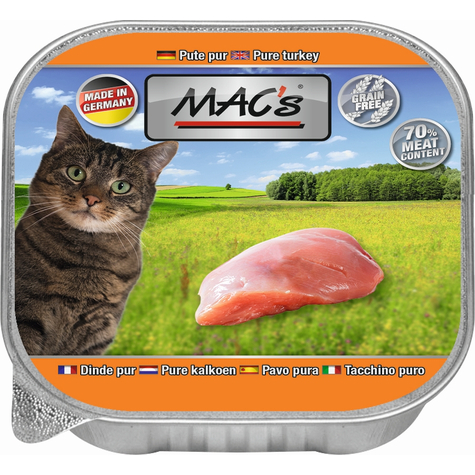 Mac's, Macs Cat Pure Turkey 85gs